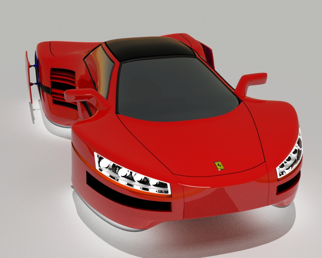 Ferrari ML1 concept car. (Maglev futuristic) preview image 2